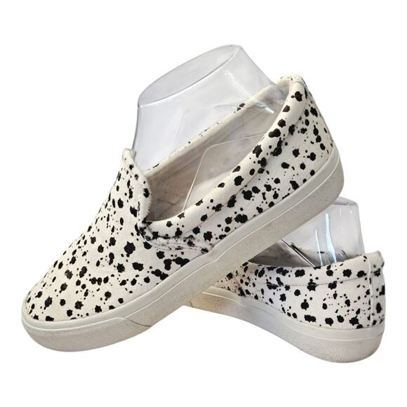 MADEWELL Sidewalk Slip-On Sneakers Splatter Painted Calf Hair Unisex Casual - Picture 5 of 13